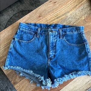 Wrangler Women’s Denim Frayed Shorts